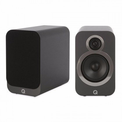 Q Acoustics 3020i Enceintes bibliothèque Graphite Black (La paire)