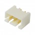 XH 2.54mm Male Socket 3 Channels Gold-Plated White (Unit)