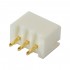 XH 2.54mm Male Socket 3 Channels Gold-Plated White (Unit)