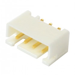 Connecteur JST XH 2.54mm Mâle 4 Voies Plaqué Or (Unité)