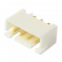 XH 2.54mm Male Socket 4 Channels Gold-Plated White (Unit)