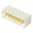 Connecteur Embase XH 2.54mm Mâle 6 Voies Plaqué Or Blanc (Unité)