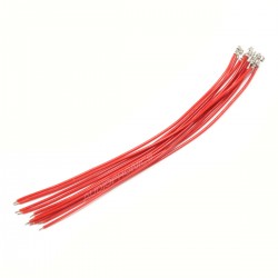 Interconnect Cable for XH to Bare Wire 2.54mm 1 Pin 15cm Red (x10)