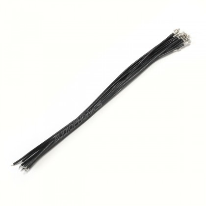 Câble d'Interconnexion pour XH vers Fil Nu 2.54mm 1 Pin 15cm Noir (x10)