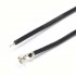 XH 2.54mm Female to Bare wire Cable 1 Poles No Casing Black 15cm (x10)