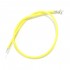 XH 2.54mm Female to Bare wire Cable 1 Poles No Casing Yellow 15cm (x10)