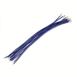 Câble d'Interconnexion pour XH vers Fil Nu 2.54mm 1 Pin 15cm Bleu (x10)