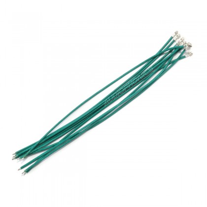 Câble d'Interconnexion pour XH vers Fil Nu 2.54mm 1 Pin 15cm Vert (x10)