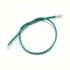 XH 2.54mm Female to Bare wire Cable 1 Poles No Casing Green 15cm (x10)