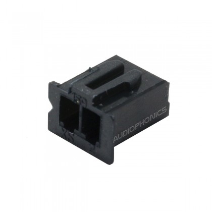 2 Channels XH 2.54mm Female Plug Black (Unit)