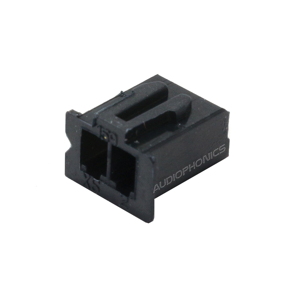 XH 2.54mm Female Casing 2 Channels Black (Unit)