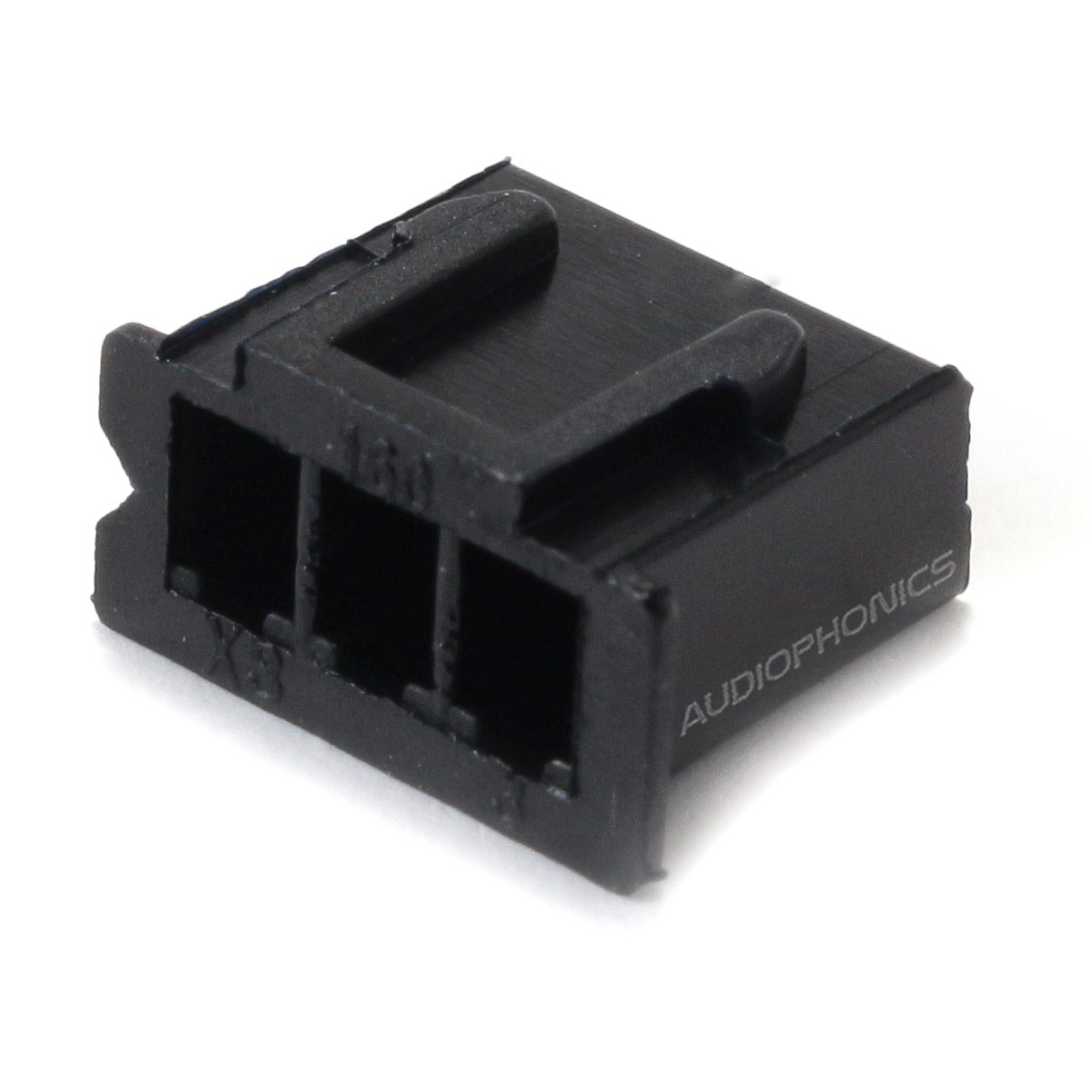 XH 2.54mm Female Casing 3 Channels Black (Unit)