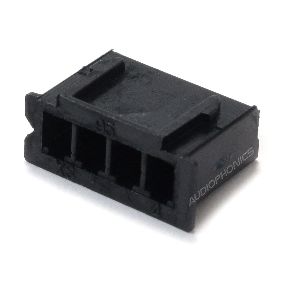 XH 2.54mm Female Casing 4 Channels Black (Unit)