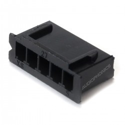 5 Channels XH 2.54mm Female Plug Black (Unit)