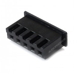 5 Channels XH 2.54mm Female Plug Black (Unit)