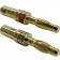 YARBO SC02 Fiches Bananes Plaquées Or 24k (x8) Ø 3.5mm