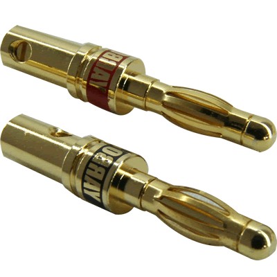 YARBO SC02 Banana Plug Gold Plated 24k Ø3.5mm (Set x8)