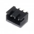 XH 2.54mm Male Socket 3 Channels Black (Unit)