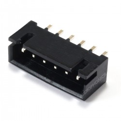 Male 6 Channels XH 2.54mm Socket Black (Unit)