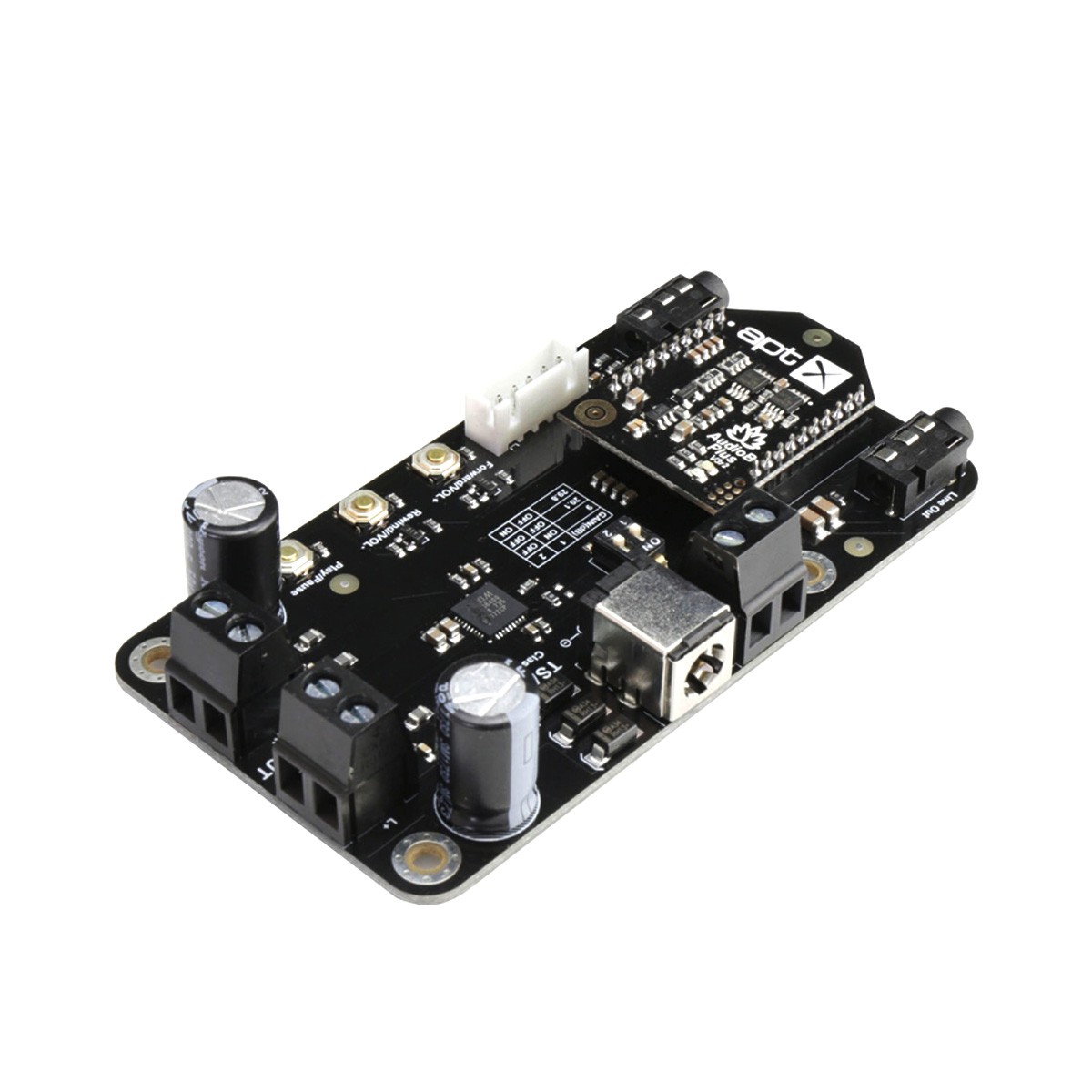 TINYSINE AUDIO-B PLUS Module Récepteur Bluetooth 5.0 aptX Stéréo RCA -  Audiophonics