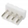 Connecteur Barrette Droit VH 3.96mm Mâle / Mâle 4 Voies Blanc (Unité)