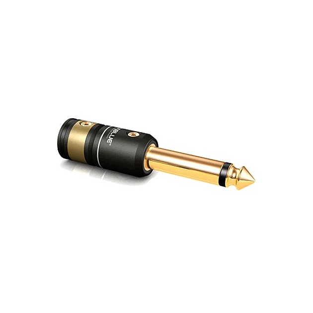 Audiophonics - VIABLUE T6s Connector Jack 6.35mm Mono Bronze Plated Gold  24k Ø9.5mm (Unit)