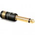 VIABLUE T6s Connector Jack 6.35mm Mono Bronze Plated Gold 24k Ø9.5mm (Unit)