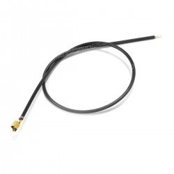 Interconnect Cable Gold Plated VH 3.96mm to Bare Wire 1 Pin 30cm Black (x10)