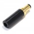 Male Jack DC 5.5/2.5mm Connector Gold Plated