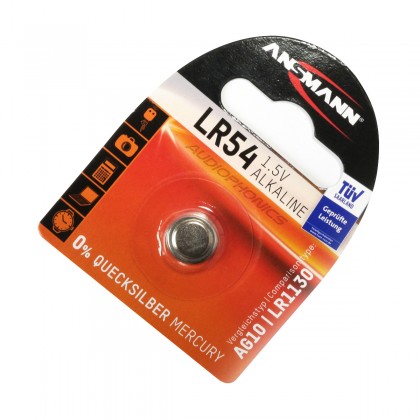 ANSMANN Alkaline Button Battery LR54 1.5V