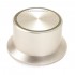 Knob Notched Shaft with LED Slot 40x30x21mm Ø6mm Champagne