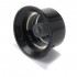 Knob Notched Shaft 25x20x14mm Ø6mm Black with LED Slot