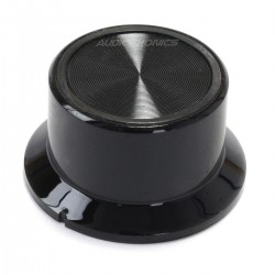 Button Cranked Axis 30x23x15mm Ø6mm Black with LED Positioning