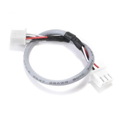 XH 2.54mm Shielded Cable with 3 Poles Connectors Gray 15cm (Unit)