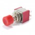 Bouton Poussoir 2 Pôles 2 Positions 2NO2NC DPDT 250V 2A / 120V 5A Rouge