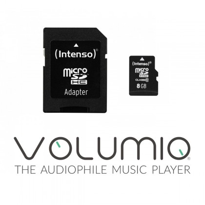 VOLUMIO SDHC Volumio Operating System Pre-installed on 8GB Micro SD Card