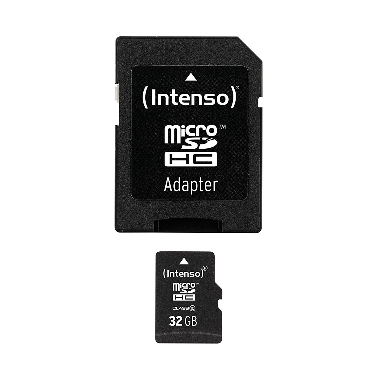 INTENSO Carte Mémoire Micro SDHC Class 10 32Gb + Adaptateur