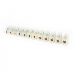 Terminal Strip 4 -10mm² 12 Connectors Transparent