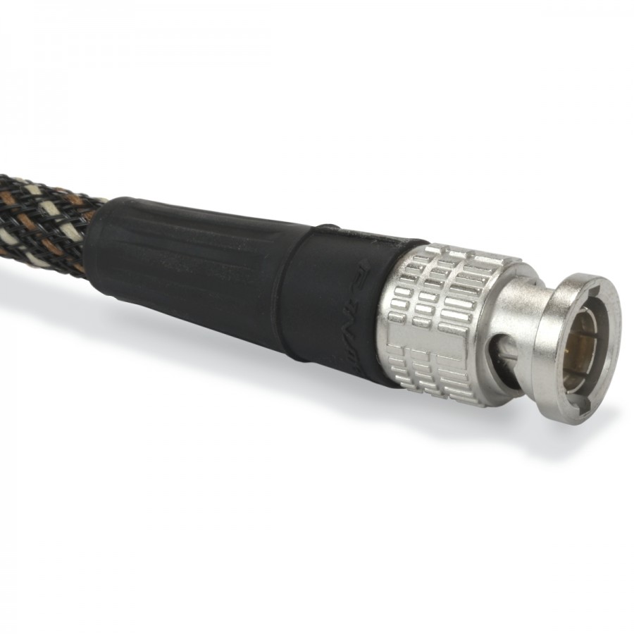 Audiophonics - Câble numérique coaxial SPDIF 75 Ohm Cuivre Plaqué Or 24K  1.8m