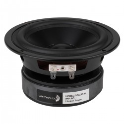 DAYTON AUDIO DSA135-8 5" Designer Series Haut-Parleur de Grave Aluminum 50W 8 Ohm 87dB 51Hz - 9000Hz Ø 13.3cm