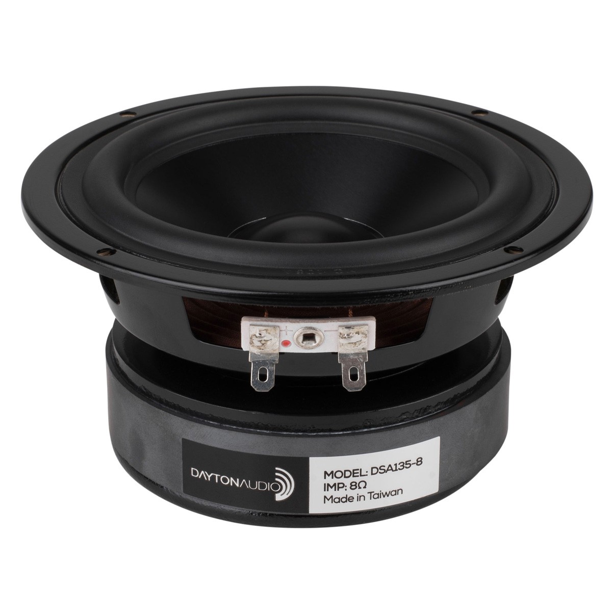 DAYTON AUDIO DSA135-8 Designer Series Haut-Parleur de Grave Aluminum 50W 8 Ohm 87dB 51Hz - 9000Hz Ø13.3cm