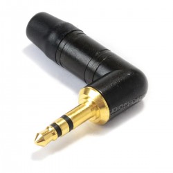 NEUTRIK NTP3RC-B Jack 3.5mm Connector 3 Poles Stereo Angled Gold Plated Ø 4.5mm (Unité)