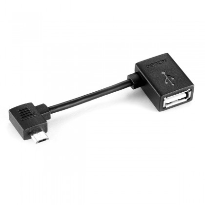 XDUOO XC-08 Câble Adaptateur USB-A Femelle Coudé vers Micro USB Mâle Coudé 8.5cm