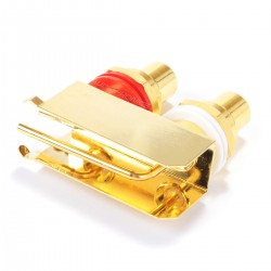 Embase RCA Stéréo Plaqué Or pour PCB