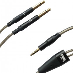 MEZE M99C-BBS Câble de Modulation Jack 2.5mm Symétrique Cuivre OFC Plaqué Argent