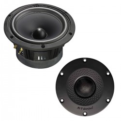 ATOHM EURUS E-5 Kit DIY Bookshelf Speaker 2 Way LD150CR04 and SD28ND04RD (Unit)