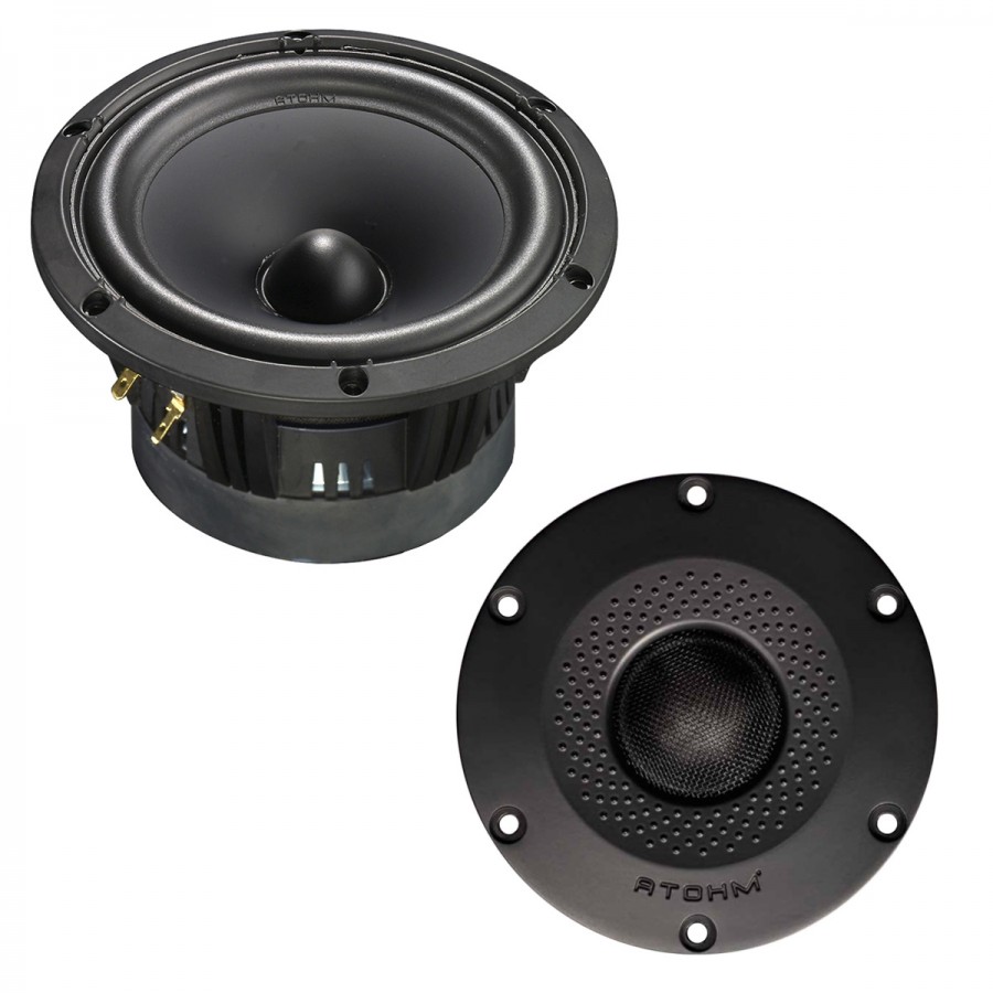 Atohm Eurus E 5 Kit Diy Bookshelf Speaker 2 Way Ld150cr04 And