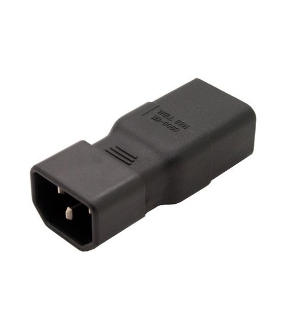 Adaptateur IEC C13 Vers C8 - 2 Broches, Angle Droit - 250V 10A - Pour écrans, Consoles, Imprimantes - 8