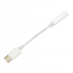 Cable Male USB-C 3.1 to Female Jack stereo 3.5mm 10cm