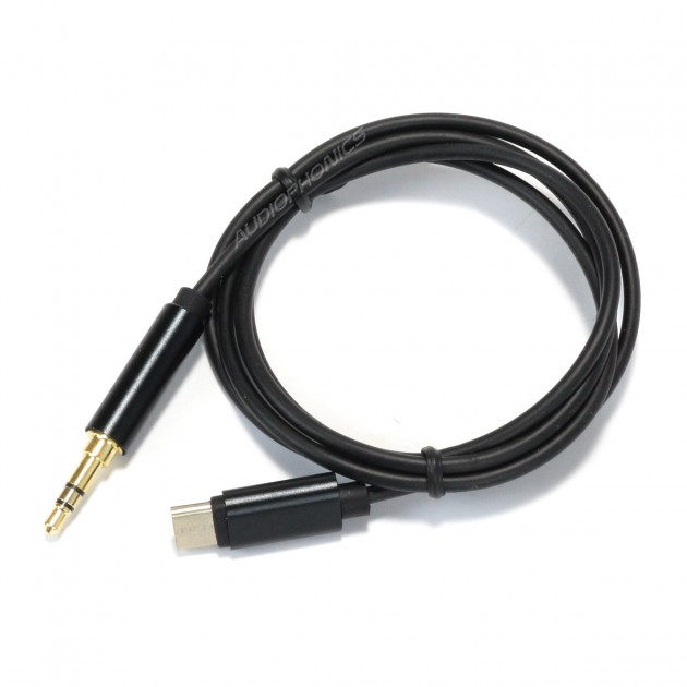 Audiophonics - Cable Male USB-C 3.1 to Male Jack Stereo 3.5mm 1m